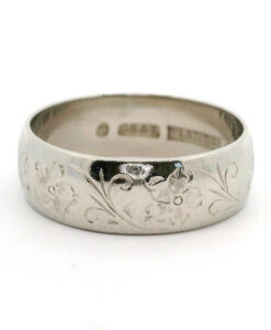 Vintage Platinum Wedding Ring