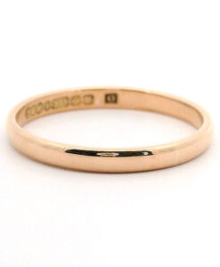 Rose Gold Wedding Band Ring