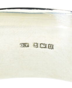 Vintage Sterling Silver Flower Bangle dated 1969