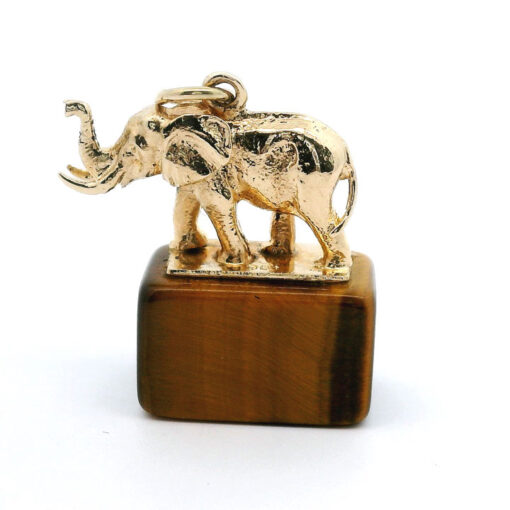 Vintage 9ct Gold Elephant Charm