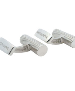 Tateossian Sterling Silver Cylinder Tube Cufflinks