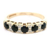 9ct Gold Sapphire and Diamond Ring