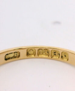 Antique 18ct Gold Diamond and Opal Boat Ring