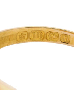 Antique 18ct Gold Diamond Five Stone Ring