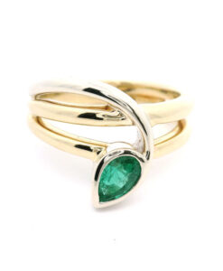 9ct Gold Emerald Vine Ring