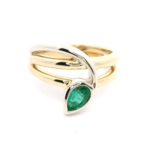 9ct Gold Emerald Vine Ring