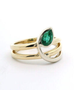 9ct Gold Emerald Vine Ring