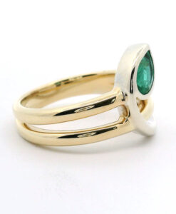 9ct Gold Emerald Vine Ring