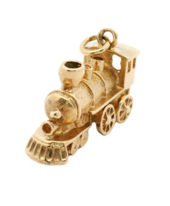Vintage 9ct Gold Locomotive Train Charm