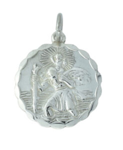 Georg Jensen Silver St Christopher Charm Pendant