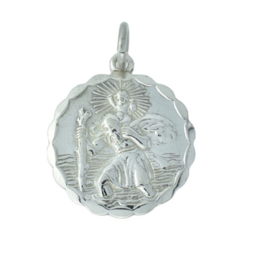 Georg Jensen Silver St Christopher Charm Pendant