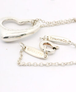 Tiffany Elsa Peretti® Open Heart Pendant Sterling Silver