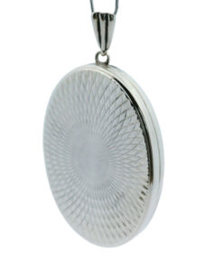 Vintage Sterling Silver Oval Locket by Georg Jensen 1974