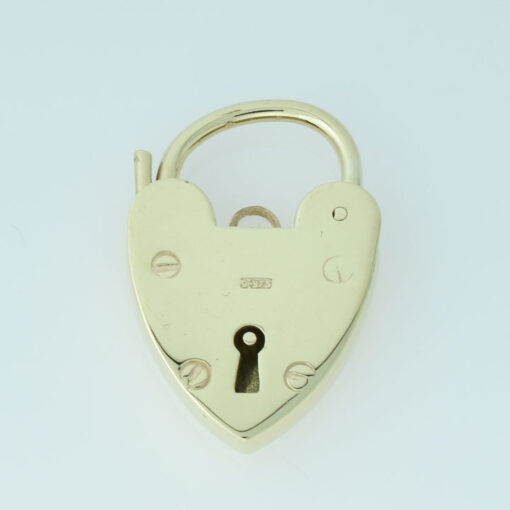 Vintage Georg Jenson 9ct Gold Heart Padlock