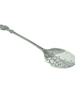 Antique Sterling Silver Art Nouveau Floral Teaspoon