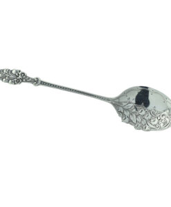 Antique Sterling Silver Art Nouveau Floral Teaspoon