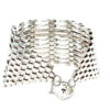 Vintage Sterling Silver Ten Bar Gate Bracelet