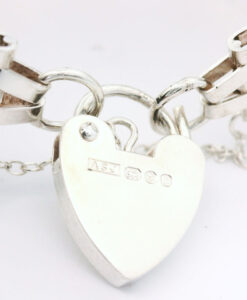 Vintage Sterling Silver Ten Bar Gate Bracelet