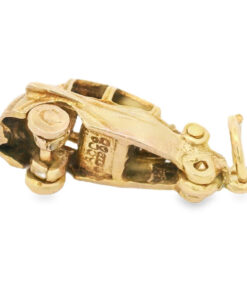 Vintage 9ct Gold Three Wheel Car Charm