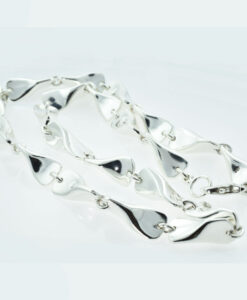 Sterling Silver Modernist Necklace