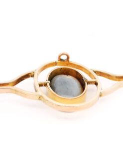 9ct Rose Gold Opal Brooch pre 1932