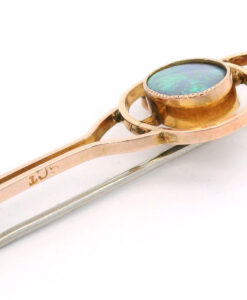 9ct Rose Gold Opal Brooch pre 1932