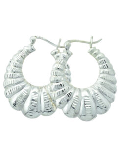 Sterling Silver Creole Earrings