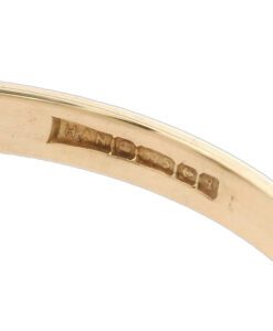 Vintage 9ct Gold Diamond and Sapphire Cluster Ring