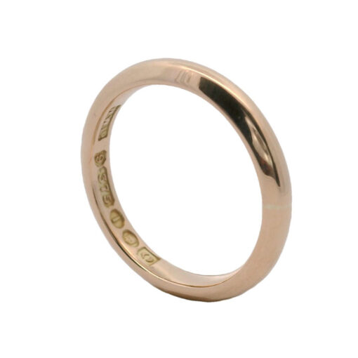 Rose Gold Wedding Band Ring