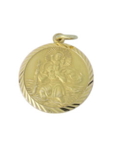 Vintage 9ct Gold St Christopher