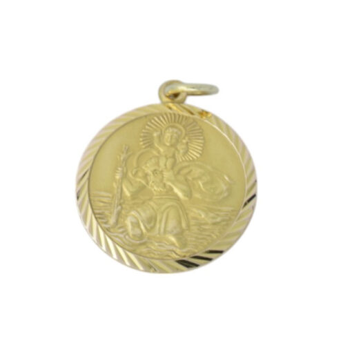 Vintage 9ct Gold St Christopher