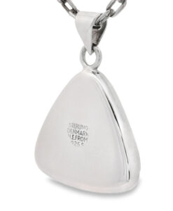 Vintage N. E. From Sterling Silver Rose Quartz Pendant