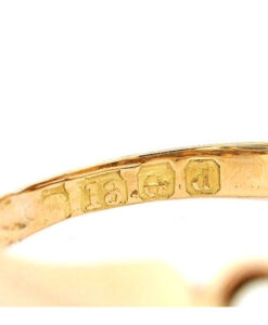 Antique 18ct Gold Diamond and Sapphire Ring