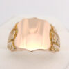 Antique 9ct Rose Gold Shield Signet Ring