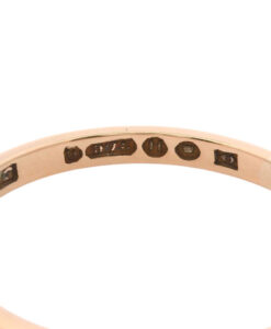 Vintage 9ct Rose Gold Wedding Band Ring