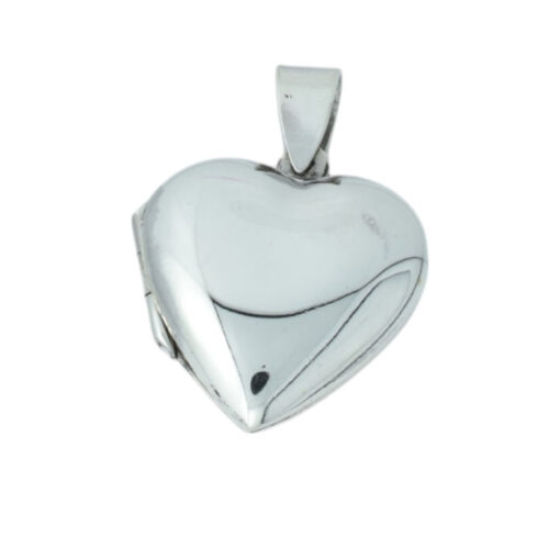 New Sterling Silver Heart Locket Pendant