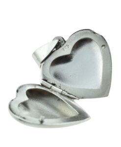 New Sterling Silver Heart Locket Pendant