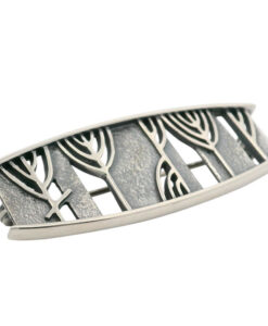 OLA GORIE Sterling Silver Ingibiorg Long Brooch