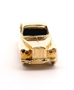 Vintage 9ct Gold Rolls Royce Silver Cloud Charm