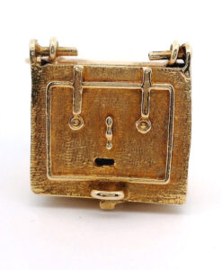 Vintage 9ct Gold Treasure Chest Charm
