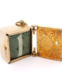 Vintage 9ct Gold Treasure Chest Charm