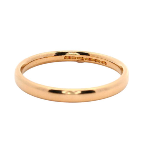 Vintage 22ct Gold Wedding Band 2mm