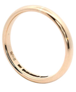 Vintage 9ct Rose Gold Wedding Band Ring