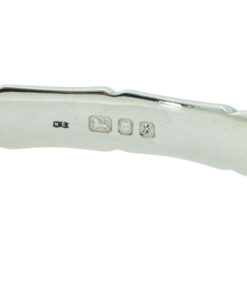 Vintage Sterling Silver Bamboo Bangle