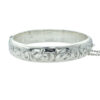 sterling silver engraved bangle
