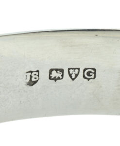 vintage sterling silver engraved bangle