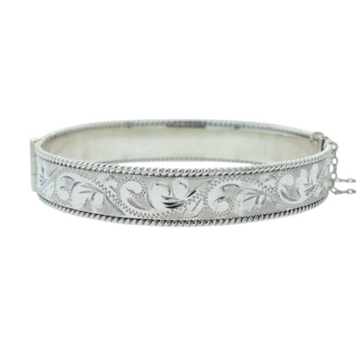 Vintage Solid Sterling Silver Bangle