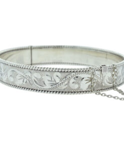 Vintage Solid Sterling Silver Bangle