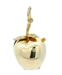 Vintage 9ct Gold Adam and Eve Apple Pendant Charm