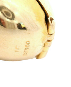 Vintage 9ct Gold Adam and Eve Apple Pendant Charm